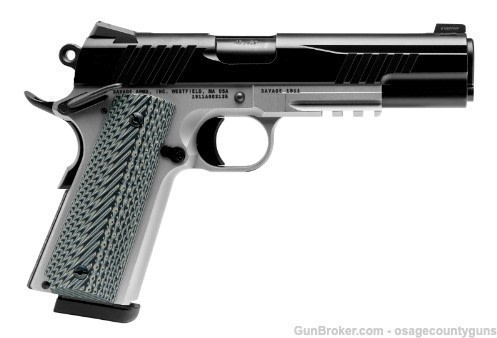 Savage 1911 Govt Style Two-Tone w/Rail - 5" - 45 ACP-img-1