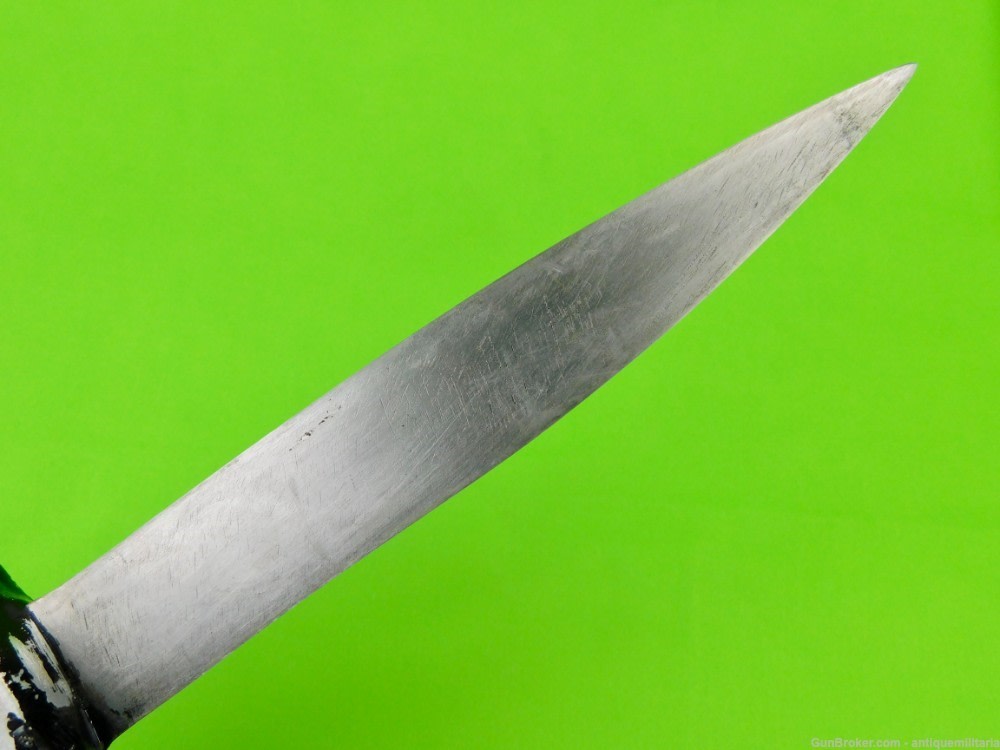 US WW2 Custom Made Theater Heavy Fighting Knife w/ Sheath-img-2