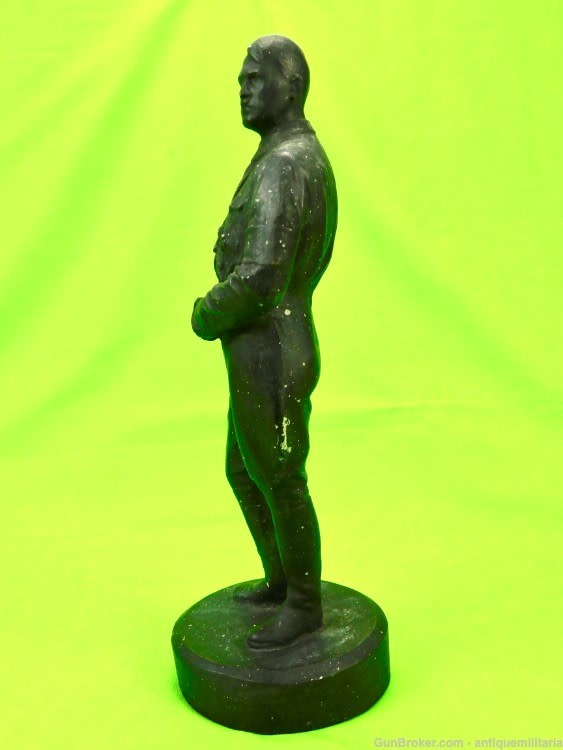 German Germany WW2 Painted Plaster Figurine Sculpture Art-img-1
