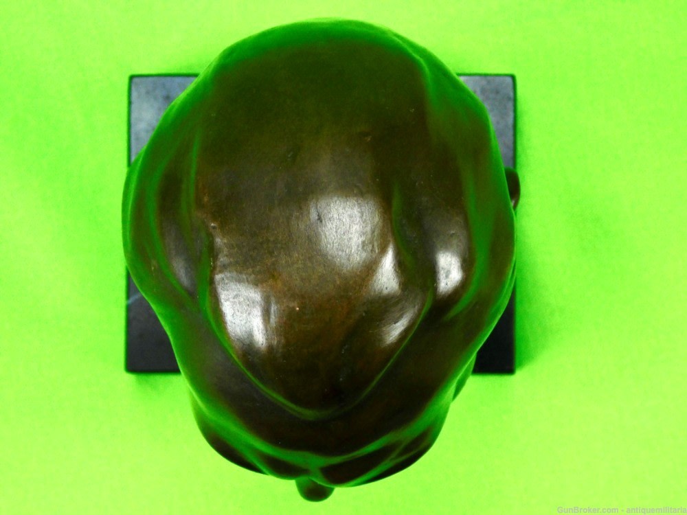 German Germany WW2 Signed Hermann Göring Bronze Bust Sculpture Art-img-8