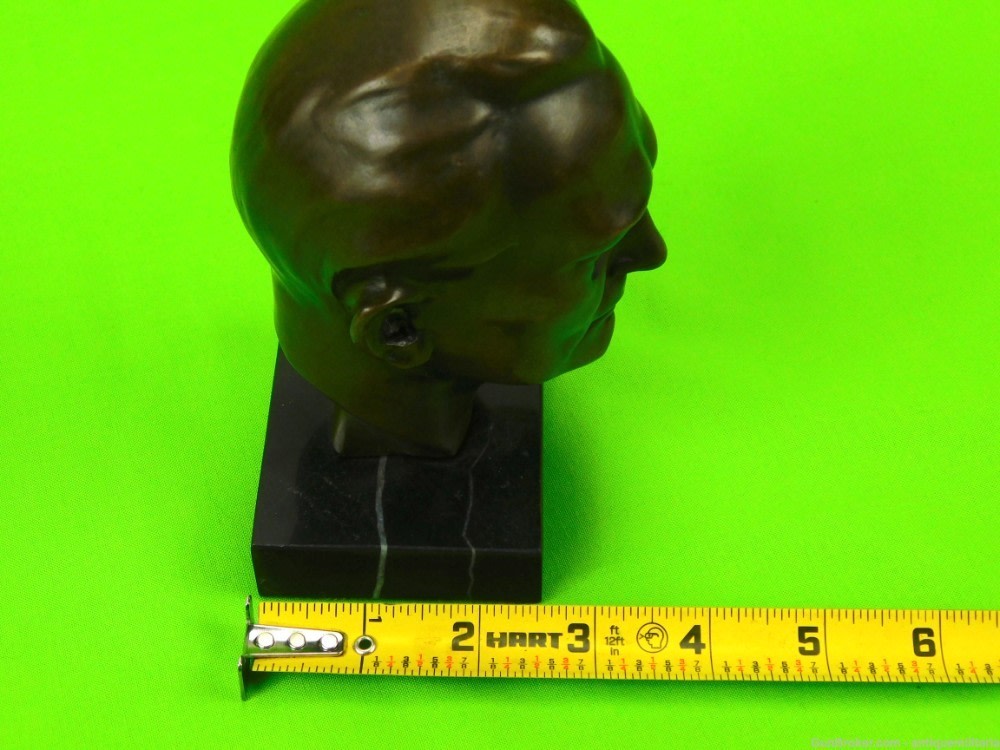 German Germany WW2 Signed Hermann Göring Bronze Bust Sculpture Art-img-9