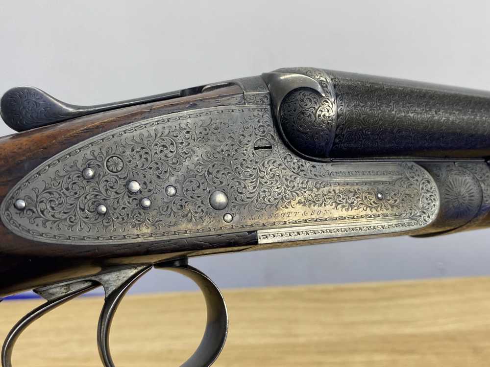 W.C. Scott & Son Excellentia Sidelock Hammerless *ANTIQUE PREMIUM SHOTGUN*-img-43