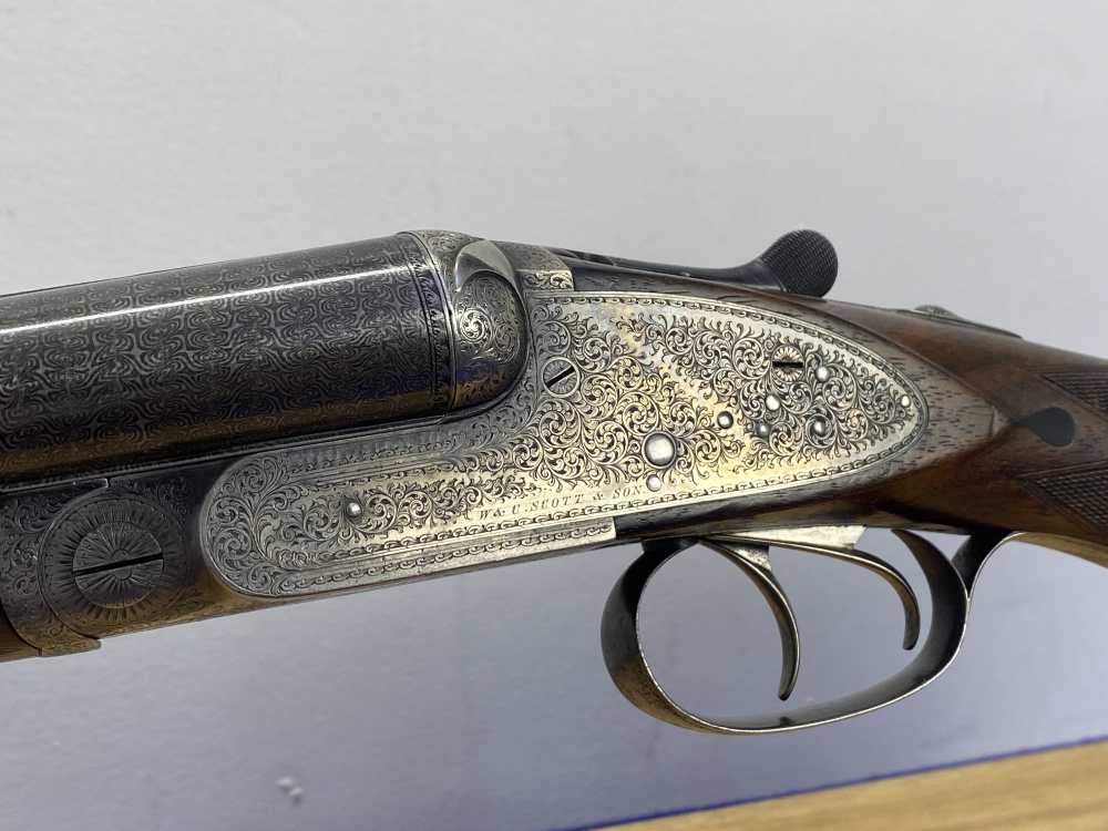 W.C. Scott & Son Excellentia Sidelock Hammerless *ANTIQUE PREMIUM SHOTGUN*-img-25