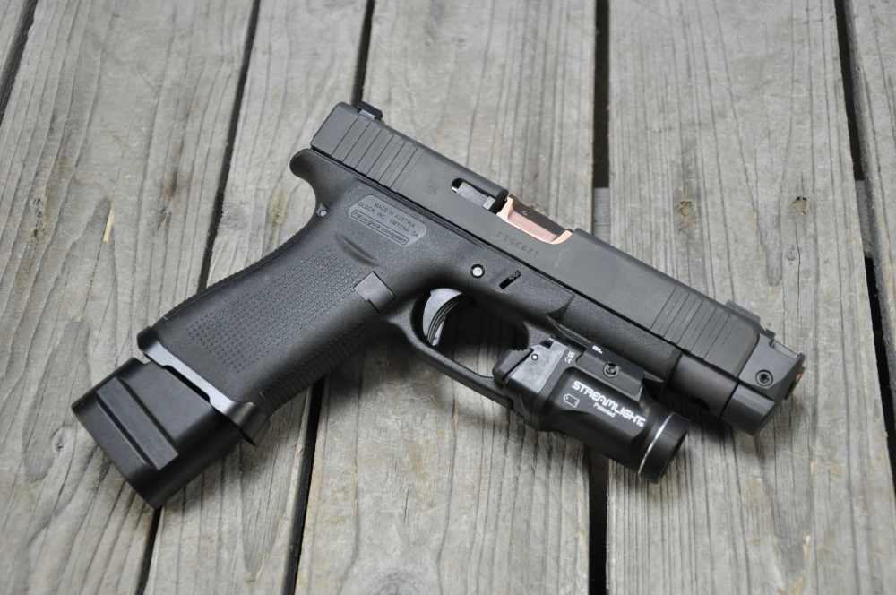 Clean Glock G48 + Radian Afterburner, Night Sights, Shield Arms Mags, TLR7s-img-0
