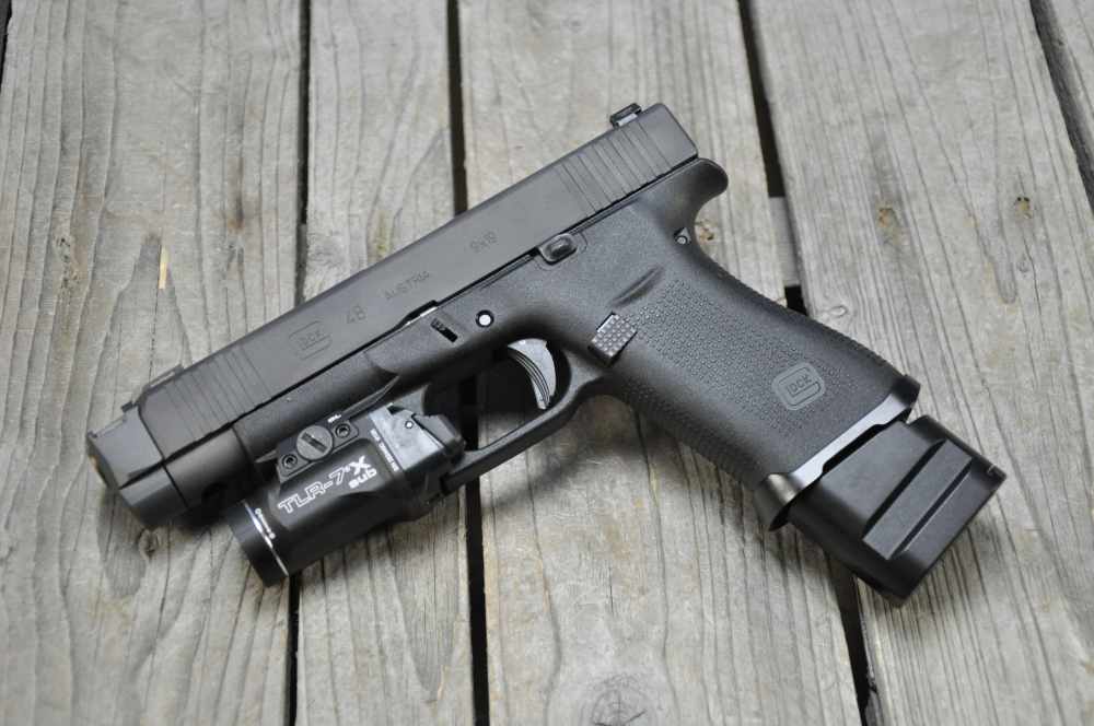 Clean Glock G48 + Radian Afterburner, Night Sights, Shield Arms Mags, TLR7s-img-1