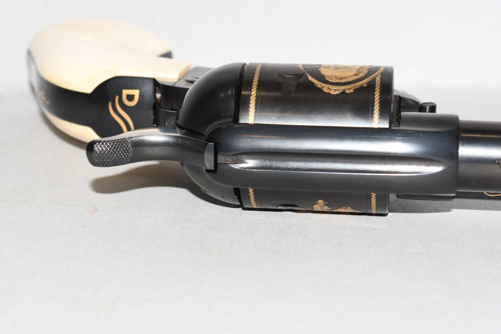 Nice Colt SAA Single Action Army John Wayne Commemorative 45 Cal W Case C&R-img-11