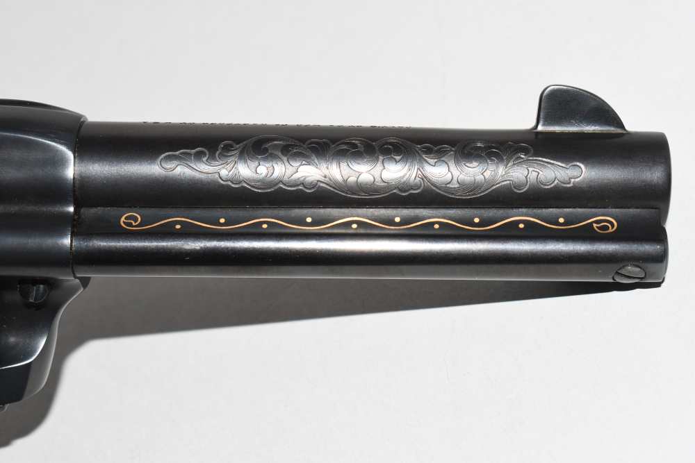 Nice Colt SAA Single Action Army John Wayne Commemorative 45 Cal W Case C&R-img-5