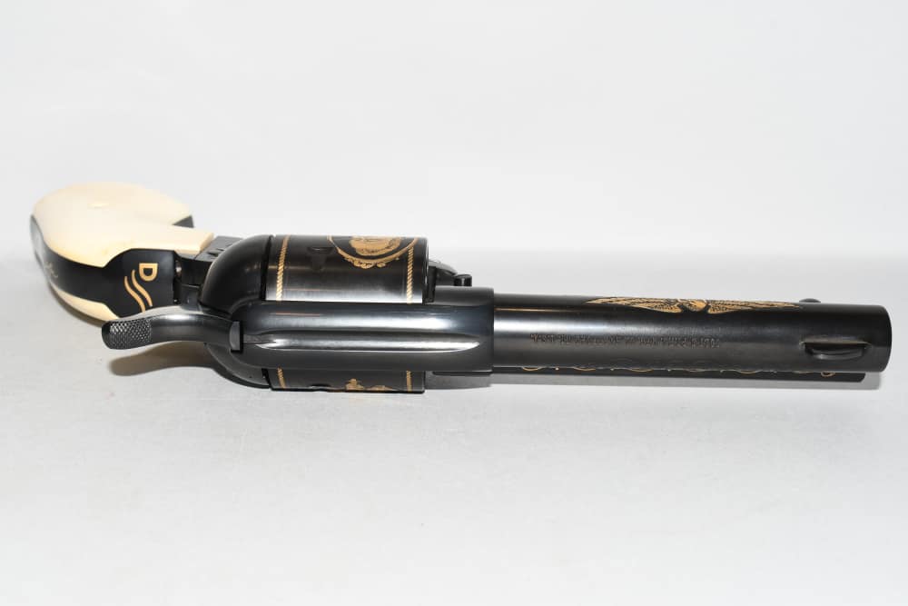 Nice Colt SAA Single Action Army John Wayne Commemorative 45 Cal W Case C&R-img-10