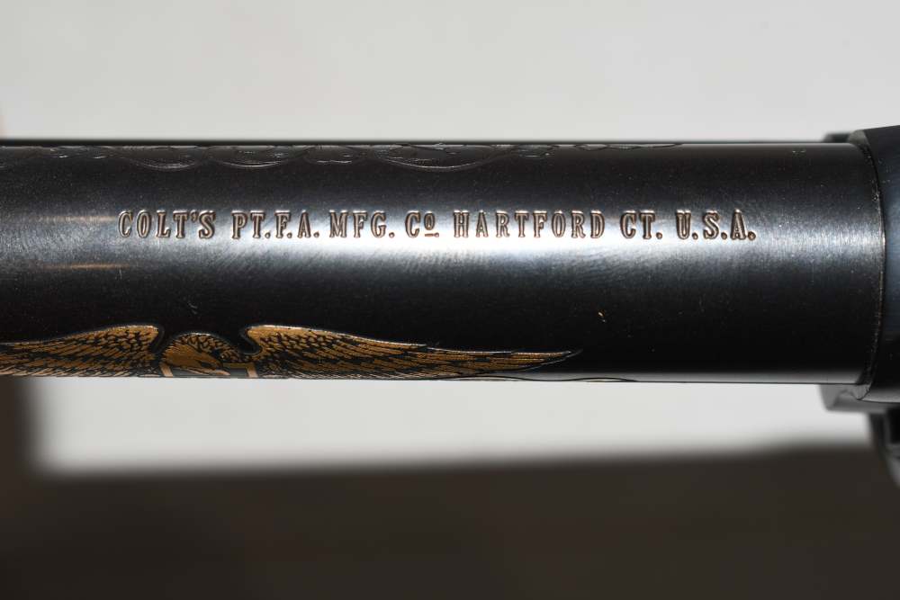 Nice Colt SAA Single Action Army John Wayne Commemorative 45 Cal W Case C&R-img-22