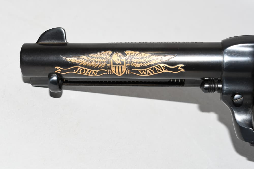Nice Colt SAA Single Action Army John Wayne Commemorative 45 Cal W Case C&R-img-9