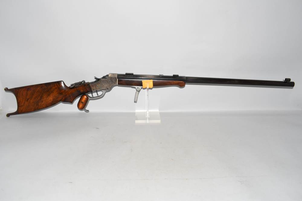Custom Stevens 44 1/2 Single Shot Falling Block Target Rifle 22 LR 30" C&R-img-2