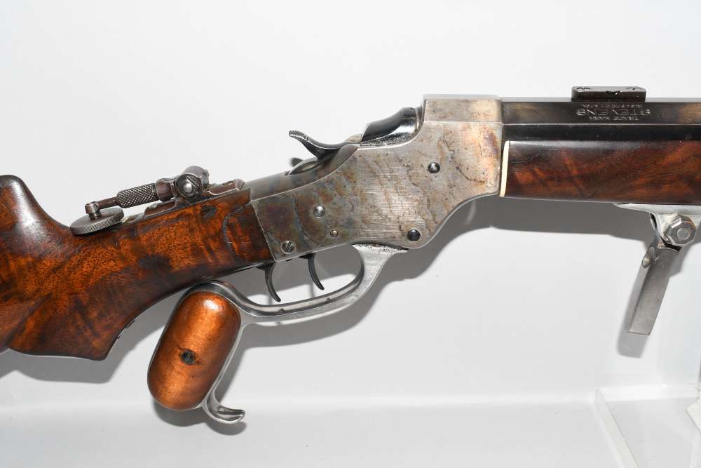Custom Stevens 44 1/2 Single Shot Falling Block Target Rifle 22 LR 30" C&R-img-4