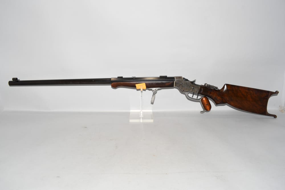 Custom Stevens 44 1/2 Single Shot Falling Block Target Rifle 22 LR 30" C&R-img-8