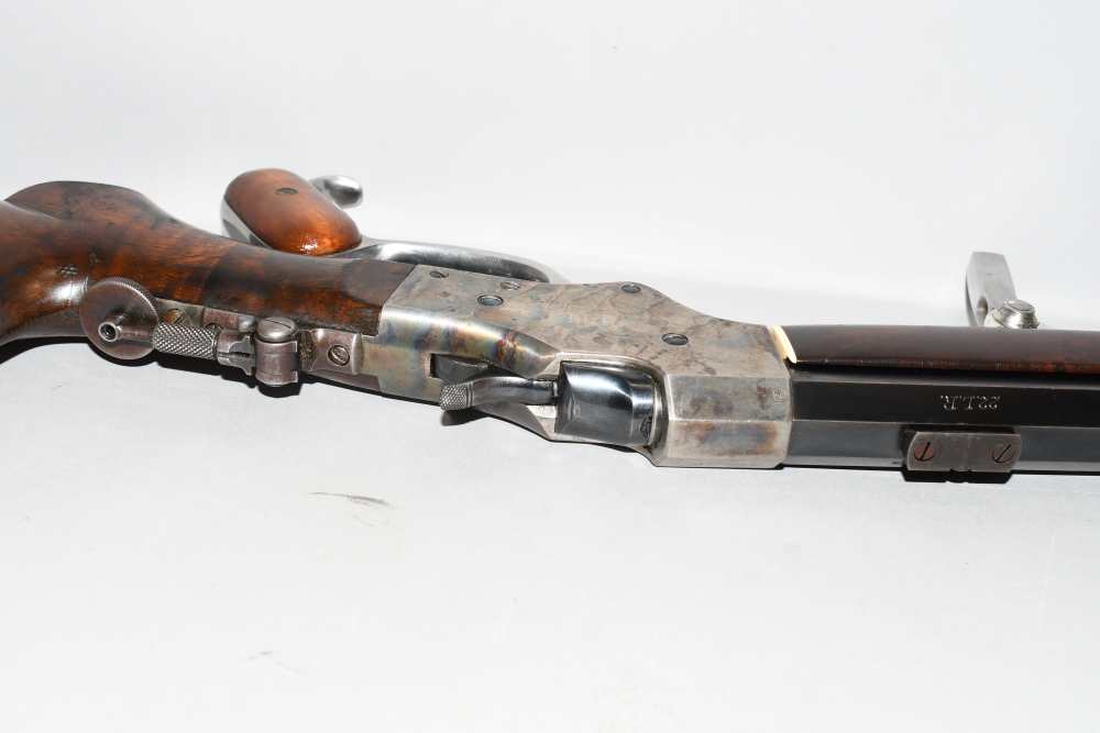 Custom Stevens 44 1/2 Single Shot Falling Block Target Rifle 22 LR 30" C&R-img-17