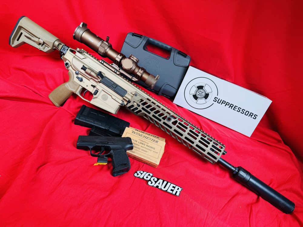 BUNDLE! Sig Sauer MCX SPEAR 7.62x51mm NATO 16" w/ SCOPE AND SUPPRESSOR -img-0