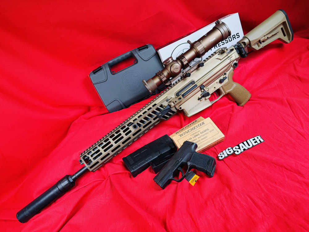 BUNDLE! Sig Sauer MCX SPEAR 7.62x51mm NATO 16" w/ SCOPE AND SUPPRESSOR -img-1