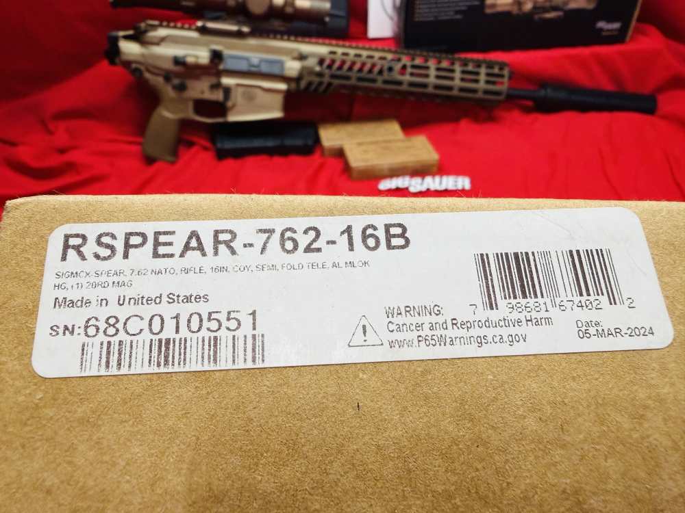 BUNDLE! Sig Sauer MCX SPEAR 7.62x51mm NATO 16" w/ SCOPE AND SUPPRESSOR -img-17
