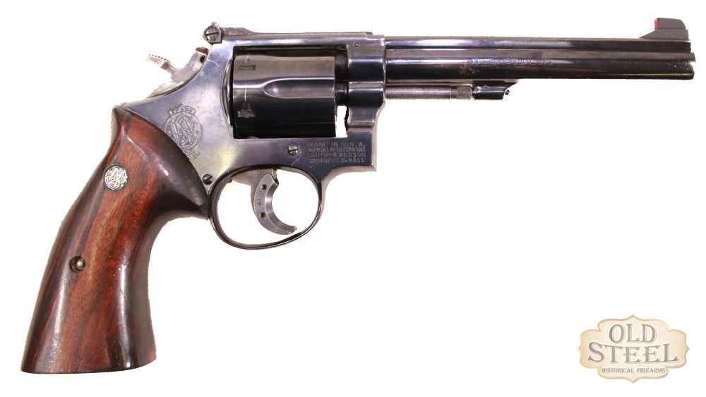 Smith and Wesson 14-3 38 Special 6 Inch Barrel Smooth Target Grips C&R-img-0