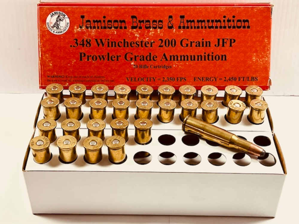 Jamison 348 Winchester 200gr JFP Prowler Grade 30 Rounds Nice!-img-0
