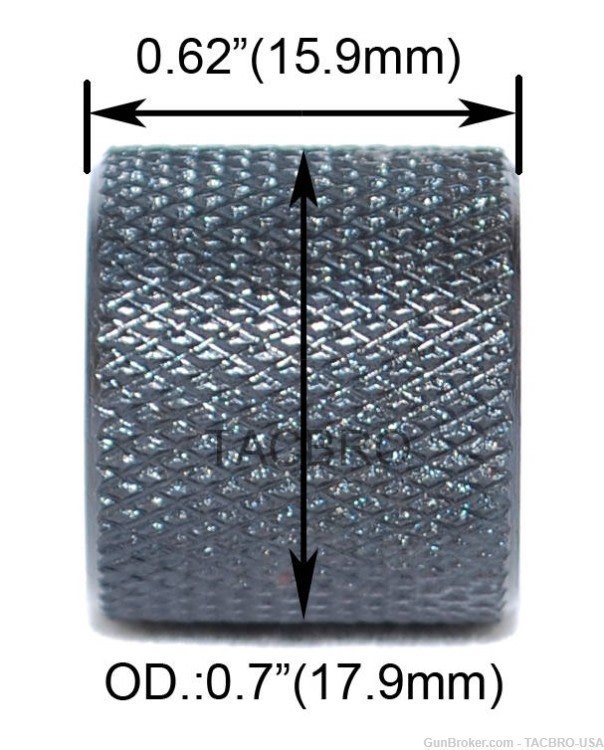 TACBRO All Steel Thread Protector 13.5x1 LH Thread Pitch-img-0