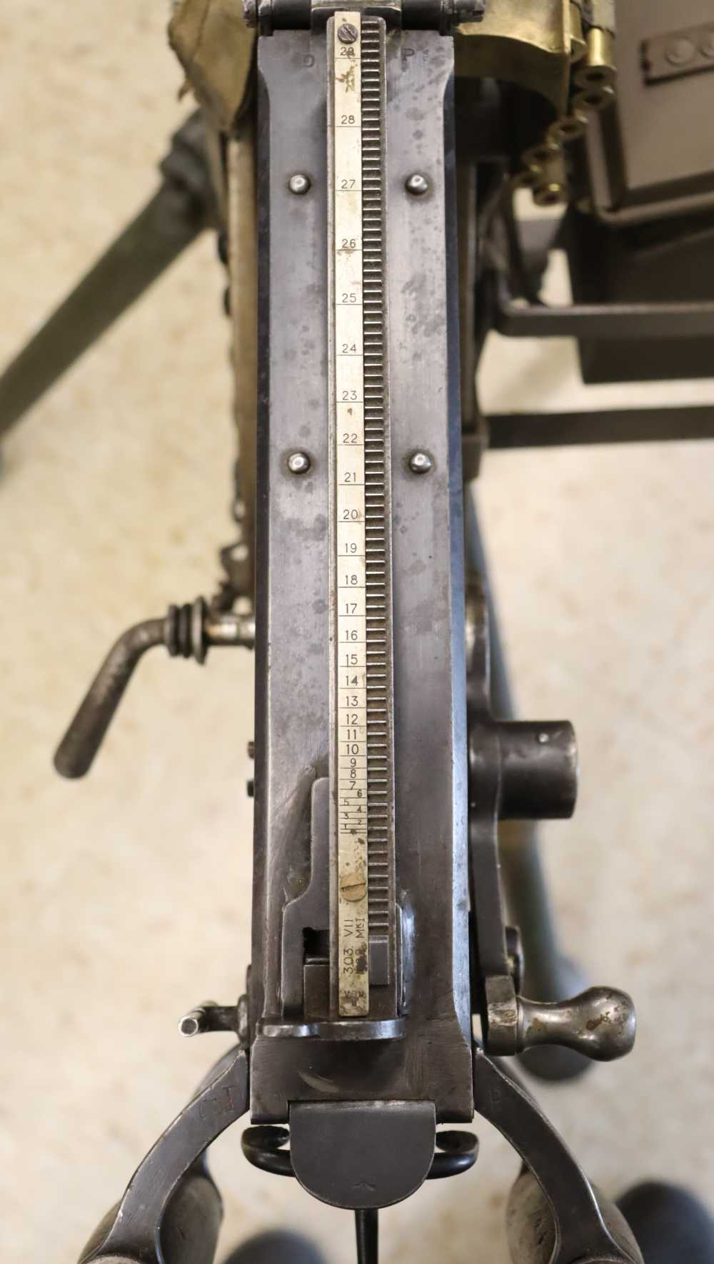 WWII BRITISH VICKERS WATER COOLED .303 BRITISH W/ TRIPOD (INERT)-img-23