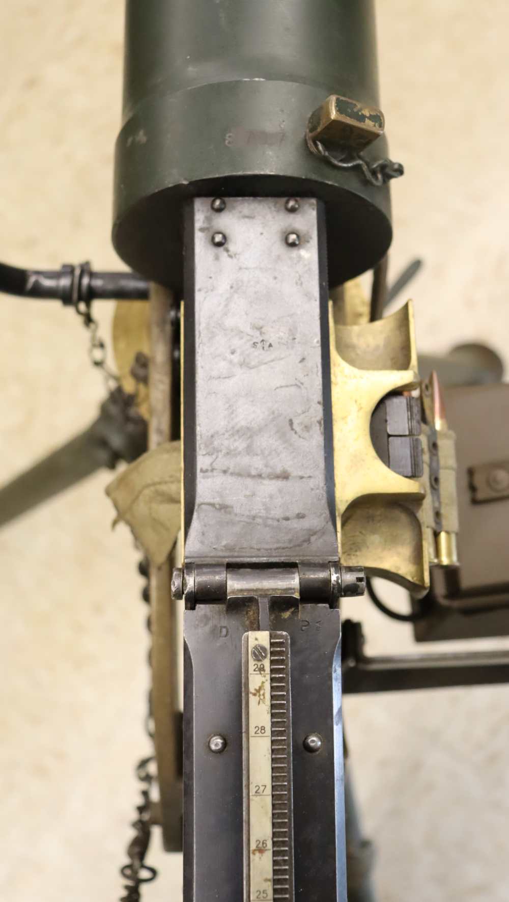 WWII BRITISH VICKERS WATER COOLED .303 BRITISH W/ TRIPOD (INERT)-img-24