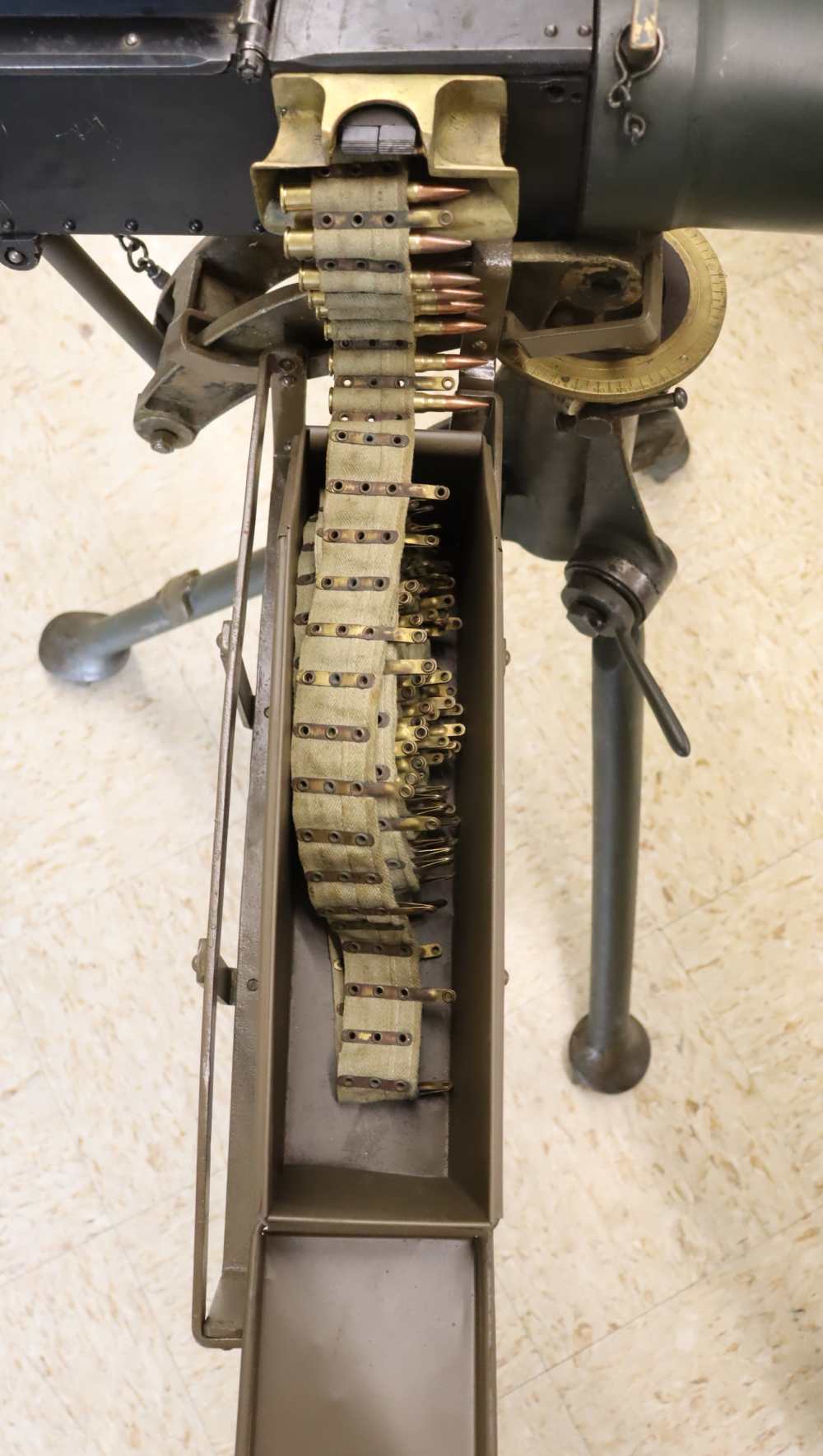 WWII BRITISH VICKERS WATER COOLED .303 BRITISH W/ TRIPOD (INERT)-img-14