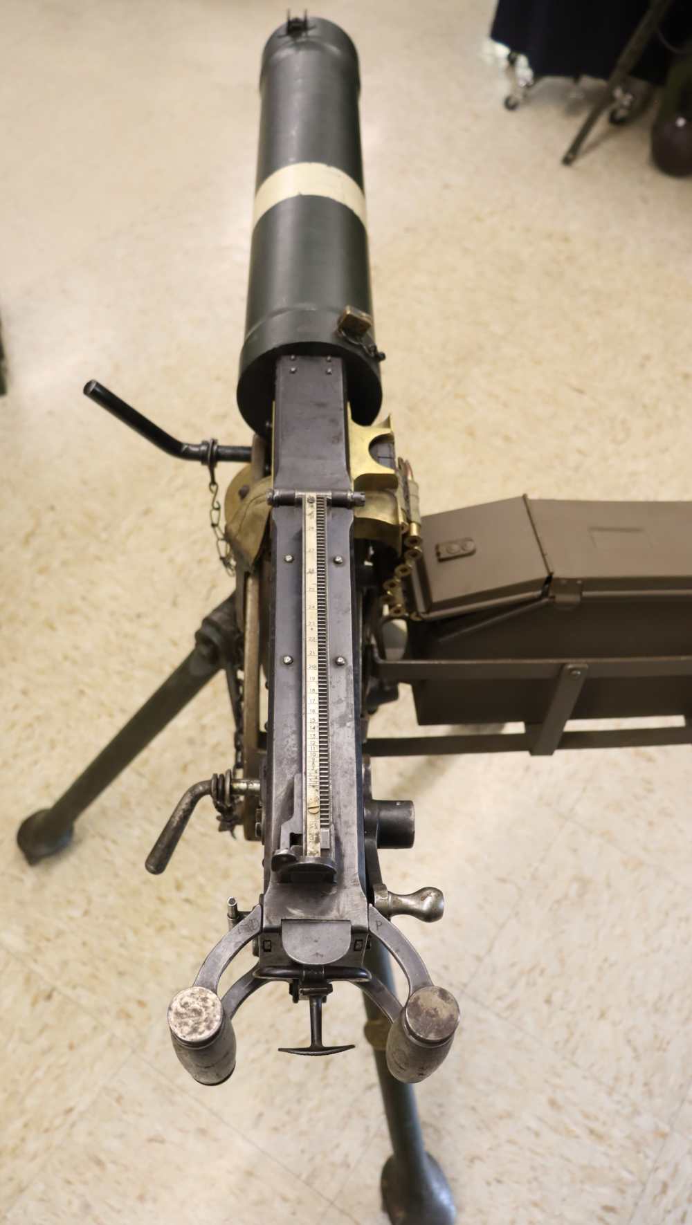 WWII BRITISH VICKERS WATER COOLED .303 BRITISH W/ TRIPOD (INERT)-img-20