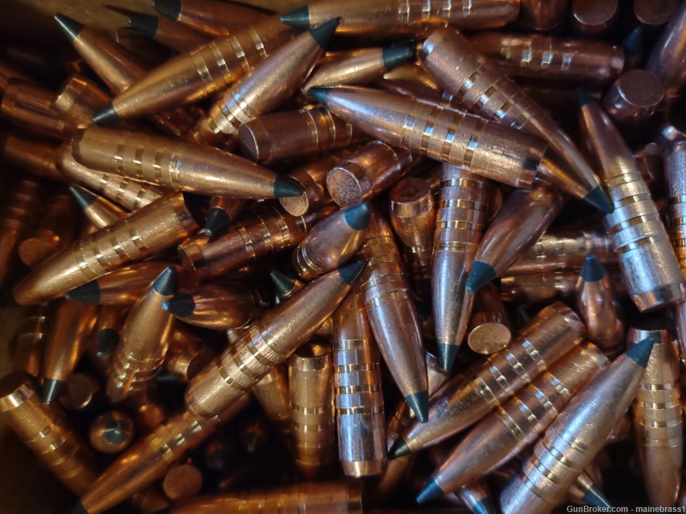 30 Cal 308 30-06 Federal Trophy Copper 180 gr Tipped Pulled Bullets 100ct-img-0