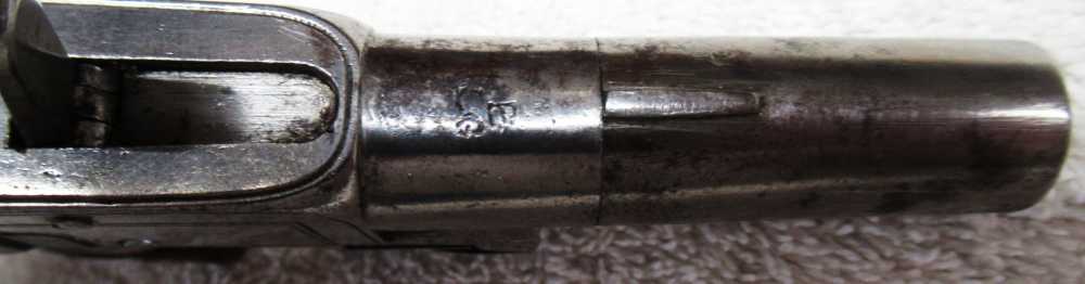 Belgium, Flint Lock, Pocket, Pistol, Screw off Barrel Pistol, 44 Cal, Exc.-img-2
