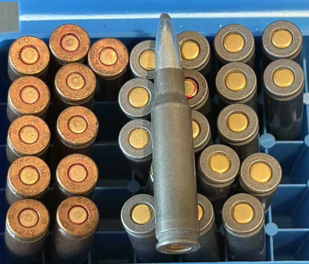 308 Win FMJ Rifle Ammo 89 rds Mixed Tulammo Steel Case Copper washed-img-1