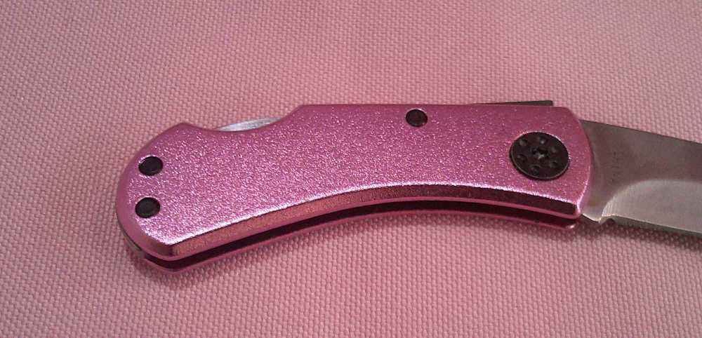 Super Cool NIB Colt Pink Tadpole Compact Lockback Pocketknife!-img-6