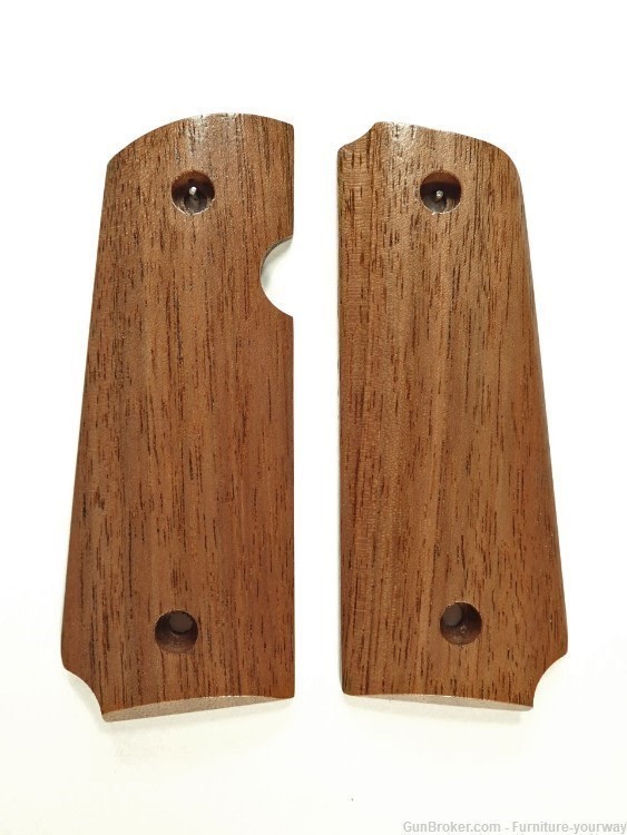 Finished Walnut Rock Island 380 1911 Grips-img-0