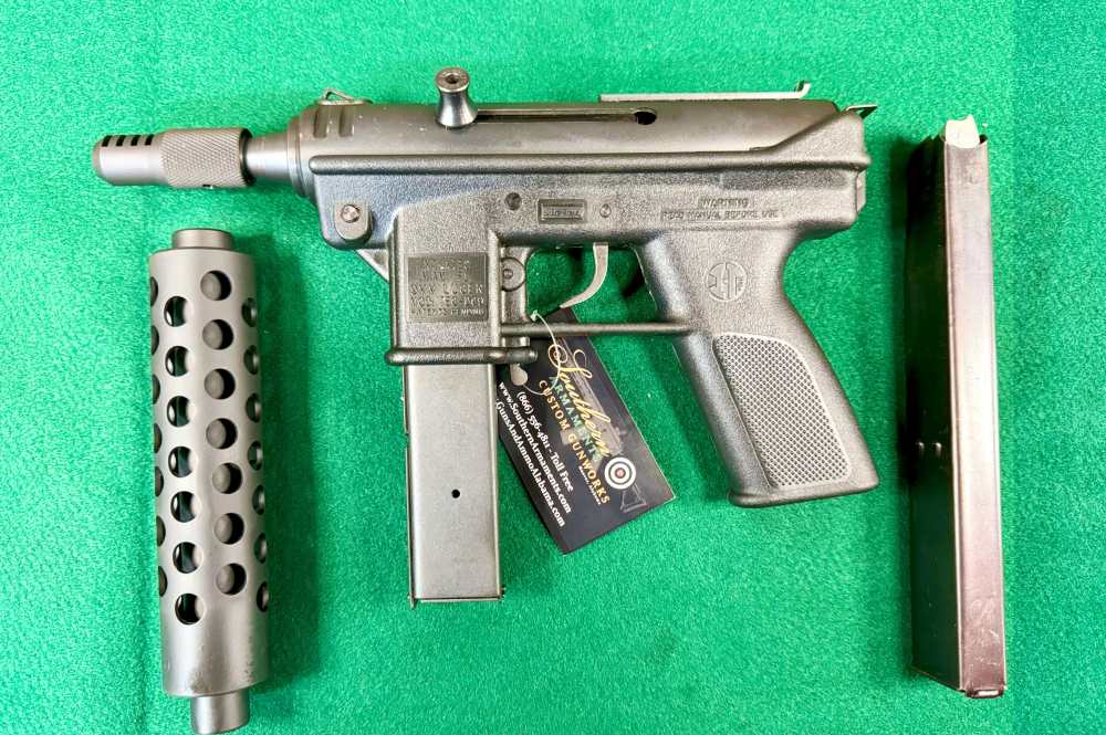 Pre-Ban Intratec TEC-DC9 9mm Semi-Auto Pistol, Factory Case, 2 Mags, Shroud-img-2