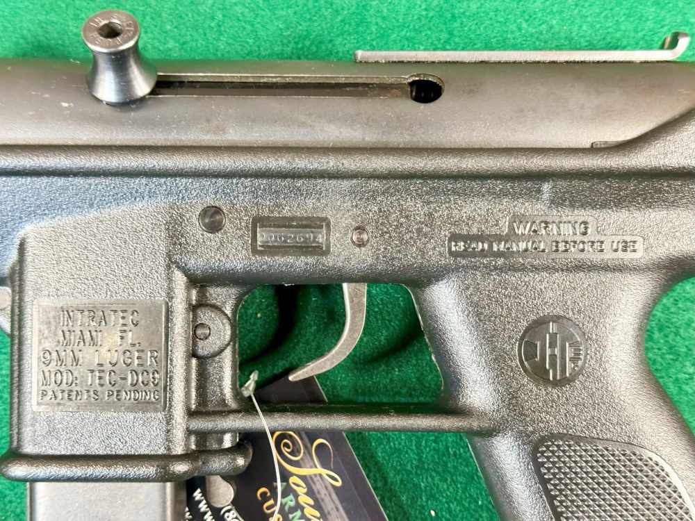 Pre-Ban Intratec TEC-DC9 9mm Semi-Auto Pistol, Factory Case, 2 Mags, Shroud-img-3