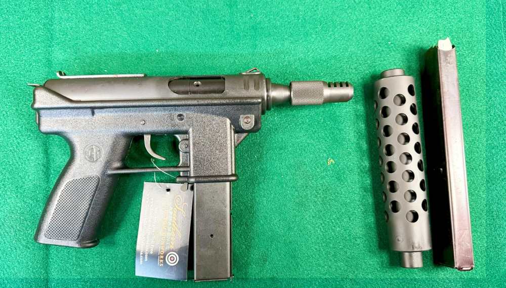 Pre-Ban Intratec TEC-DC9 9mm Semi-Auto Pistol, Factory Case, 2 Mags, Shroud-img-1