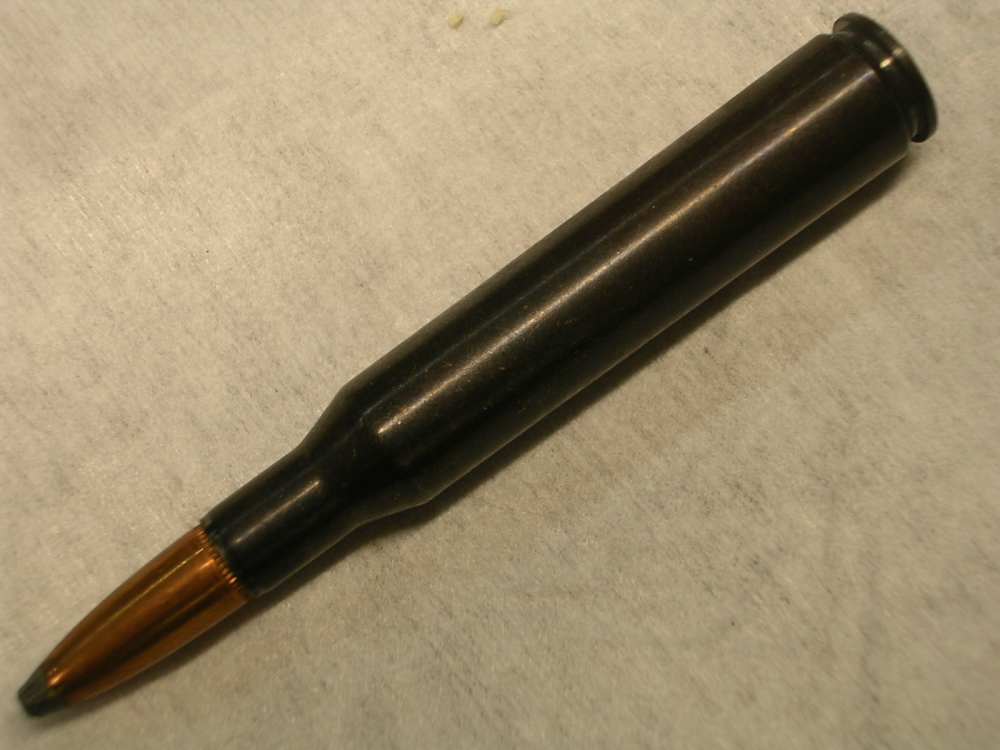 Metal action proving dummy cartridge, 270 caliber-img-0