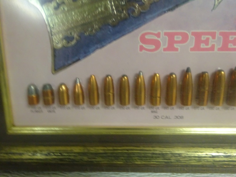 SPEER 1975 Store Caliber Bullet Chart DISPLAY Kentucky Rifle  RARE Sealed!-img-7