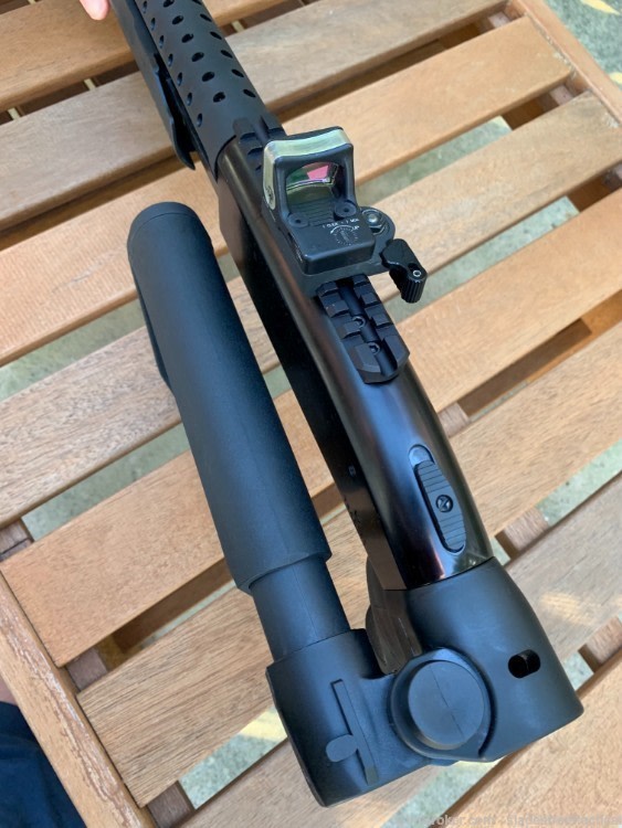 Mossberg 500 Side Folding + MAGPUL PR STOCK Folder ALL USA MADE QD POINTS-img-6
