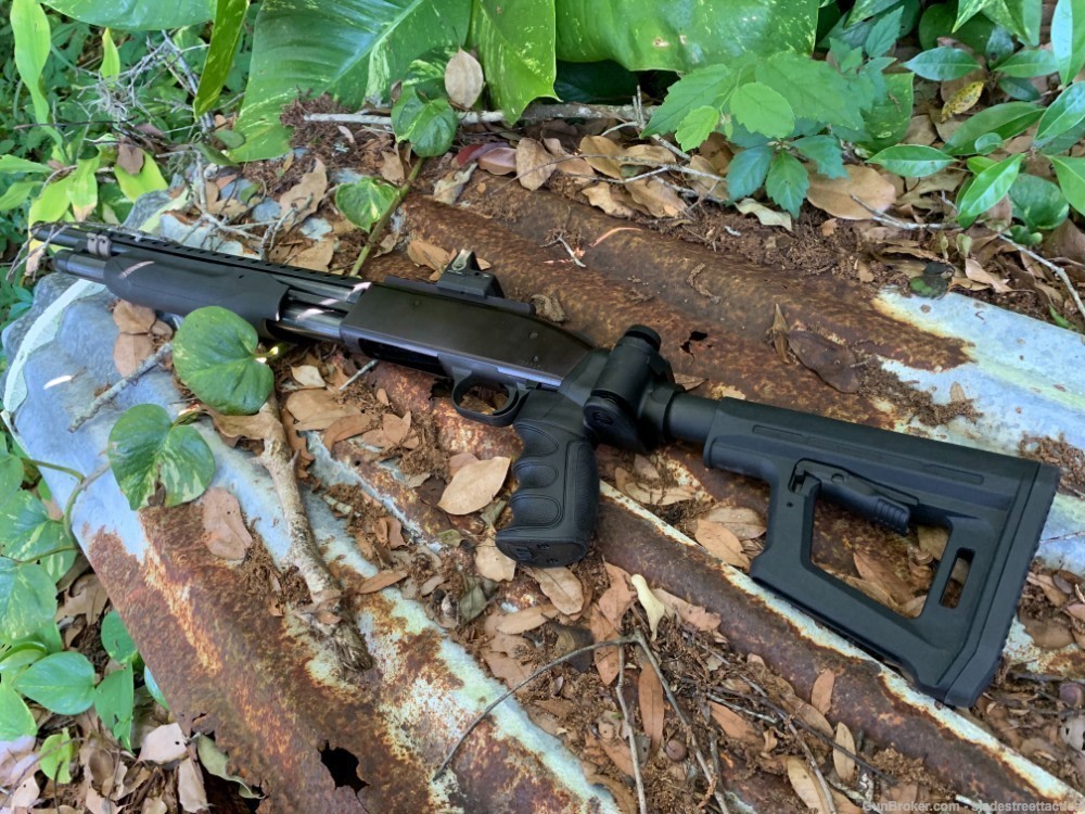 Mossberg 500 Side Folding + MAGPUL PR STOCK Folder ALL USA MADE QD POINTS-img-9