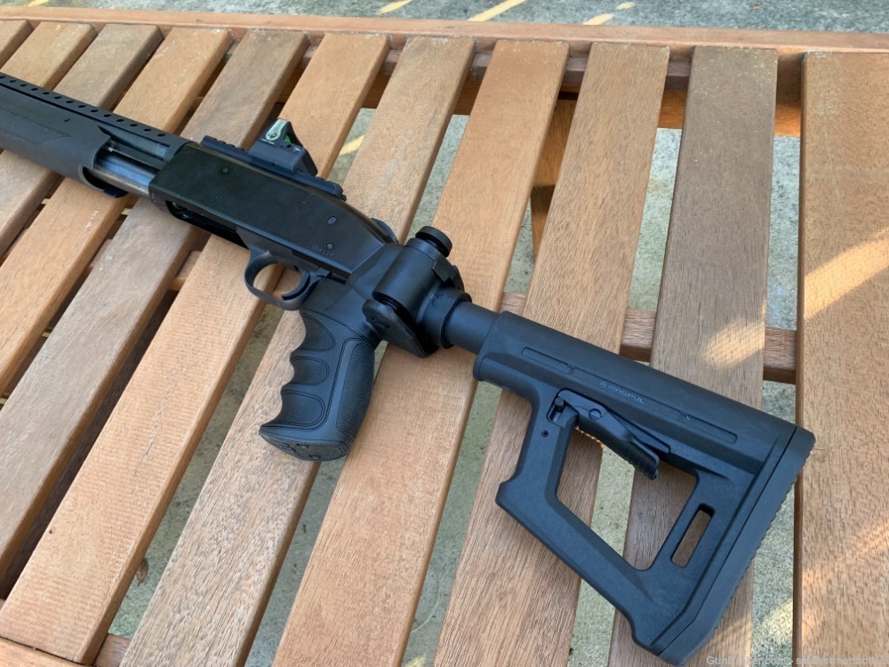 Mossberg 500 Side Folding + MAGPUL PR STOCK Folder ALL USA MADE QD POINTS-img-4