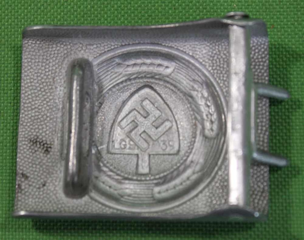 German WWII RAD Labor Korps Enlisted Mans Belt Buckle 12B-img-1