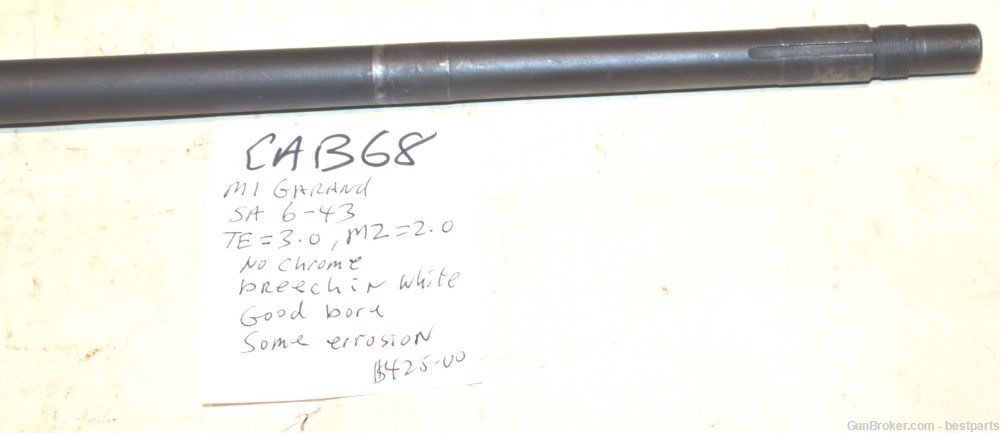 M1 Garand Barrel Springfield Armory USGI, 6-43 -#CAB68-img-7