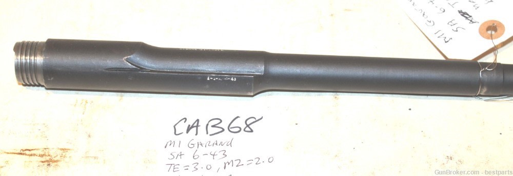 M1 Garand Barrel Springfield Armory USGI, 6-43 -#CAB68-img-2