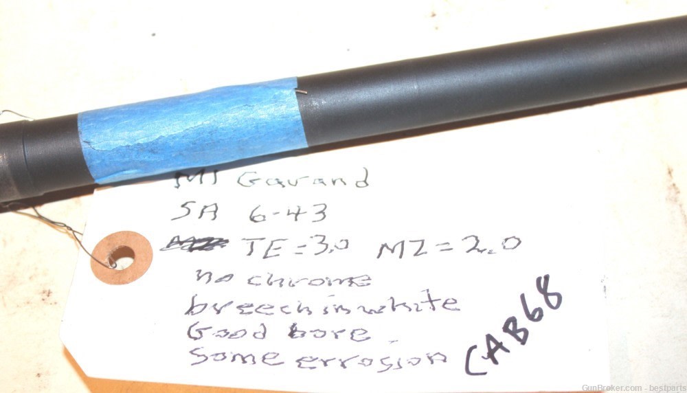M1 Garand Barrel Springfield Armory USGI, 6-43 -#CAB68-img-5