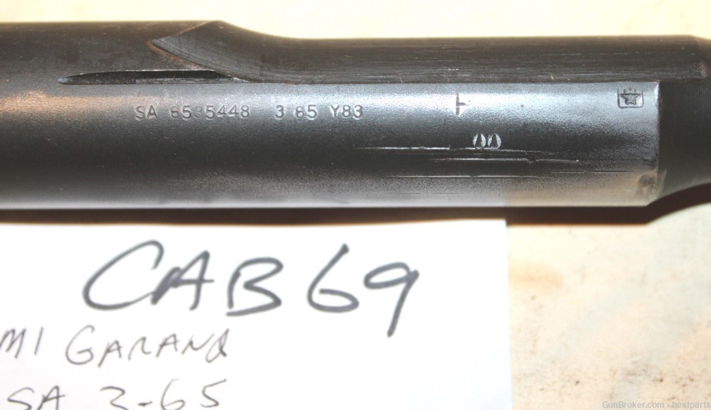 M1 Garand Barrel Springfield Armory USGI, 3-65 -#CAB69-img-1