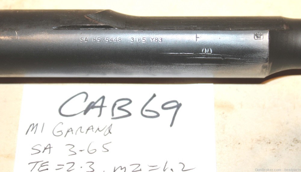 M1 Garand Barrel Springfield Armory USGI, 3-65 -#CAB69-img-5