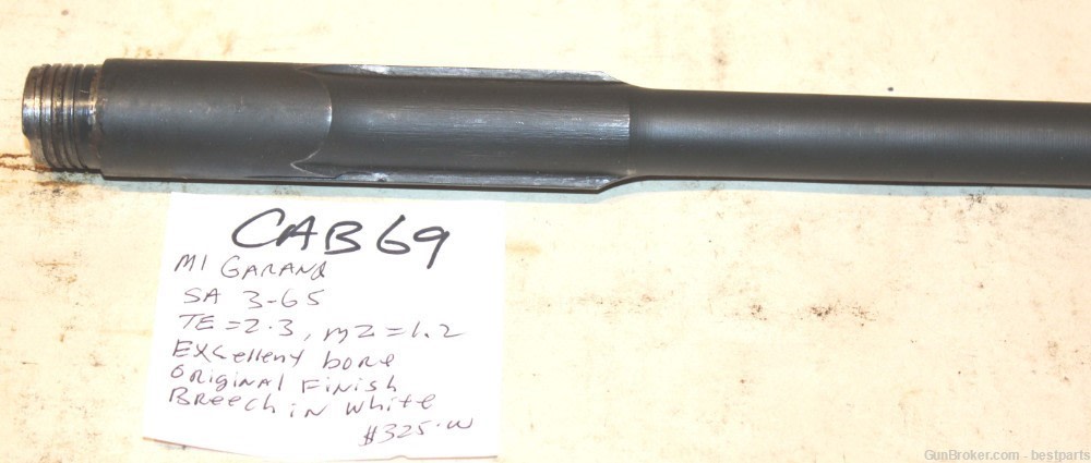 M1 Garand Barrel Springfield Armory USGI, 3-65 -#CAB69-img-3