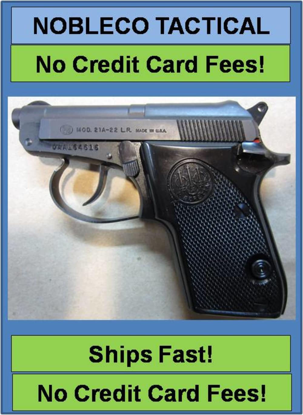 Beretta 21A BobCat 22LR Pistol Purchased in 1998 -img-0