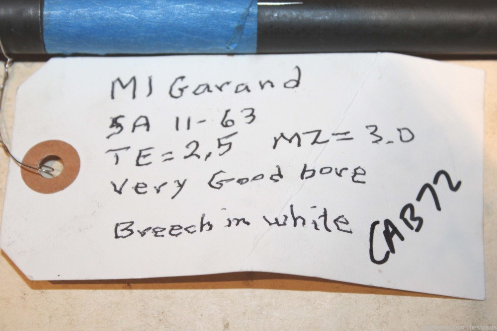  M1 Garand Barrel, Springfield Armory USGI, 11-63 -#CAB72-img-4